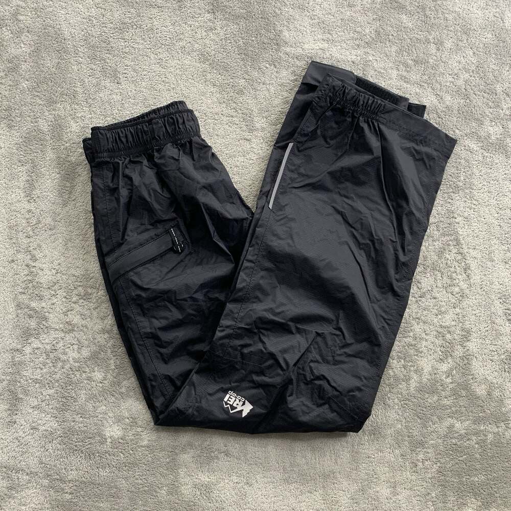 REI Co-op Pants Youth Medium 10/12 Black Rainier Rain Waterproof Hiking Outdoors